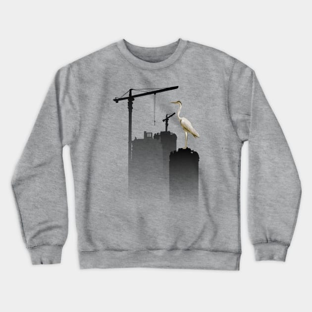 Crane Crewneck Sweatshirt by at1102Studio